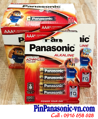 COMBO mua 1hộp 48viên Pin 1.5v AAA  Alkaline Panasonic LR03T/4B (Thailand) _Giá chỉ 534.000đ/48viên